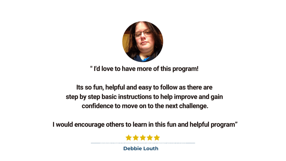Debbie Louth testimonial for site